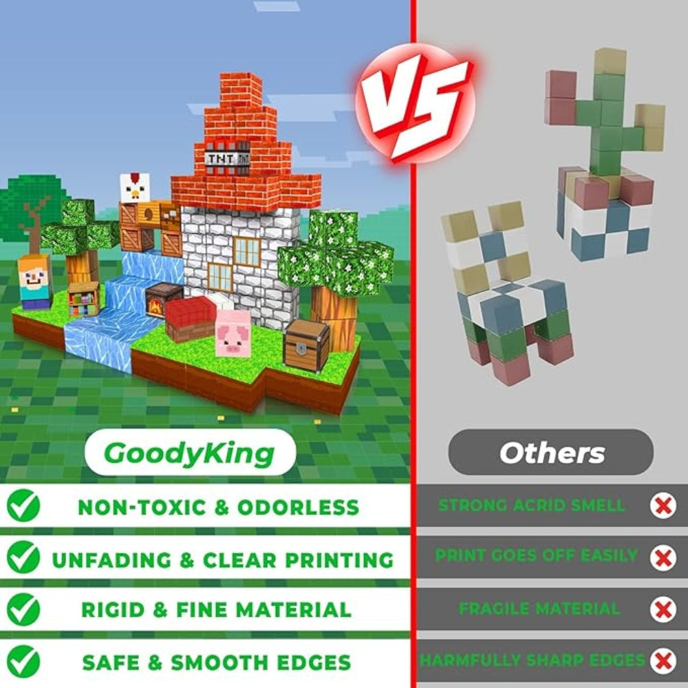 Magic Waterfall Forest 100PCS Magnetic Building Blocks