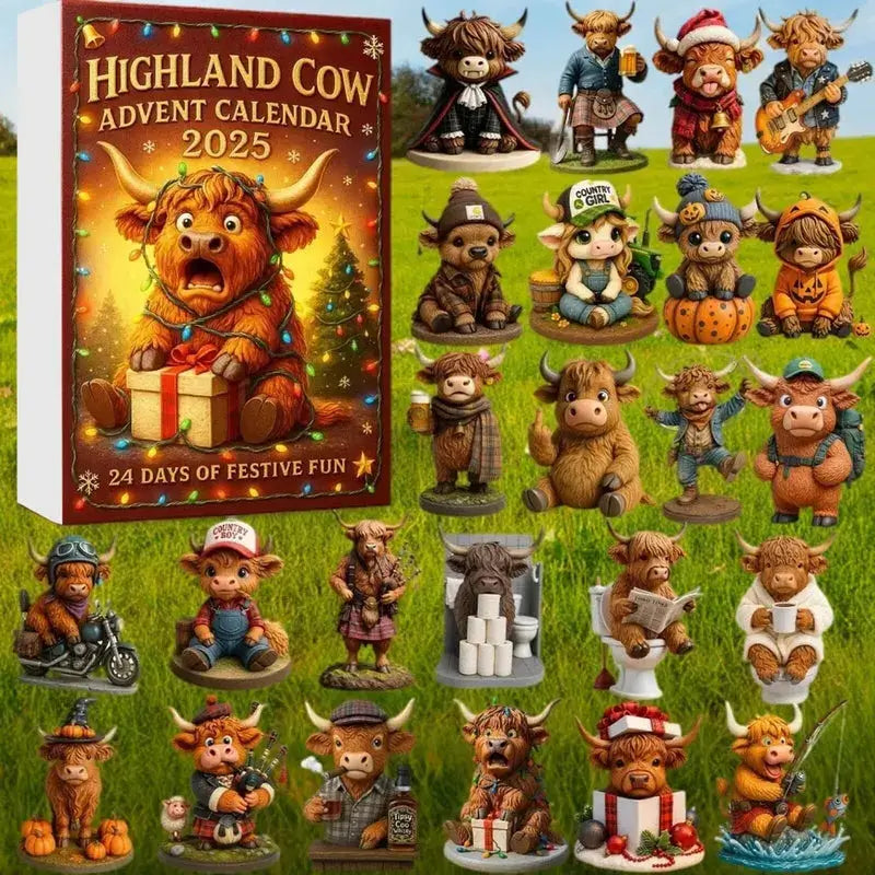 🐮 Highland Cow Advent Calendar 2025 🎄✨
