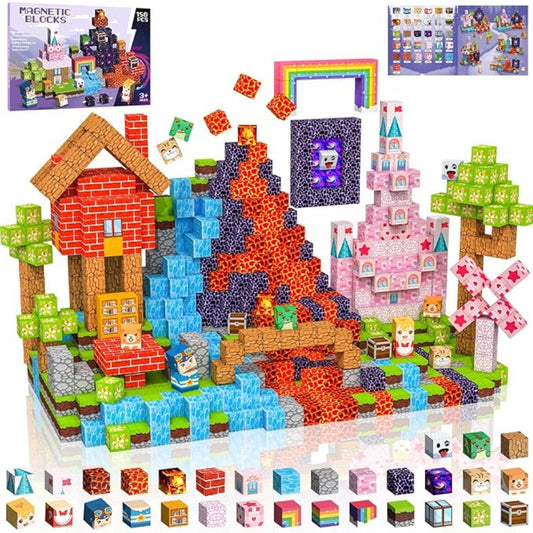Fantasy World 150PCS Magnetic Building Blocks