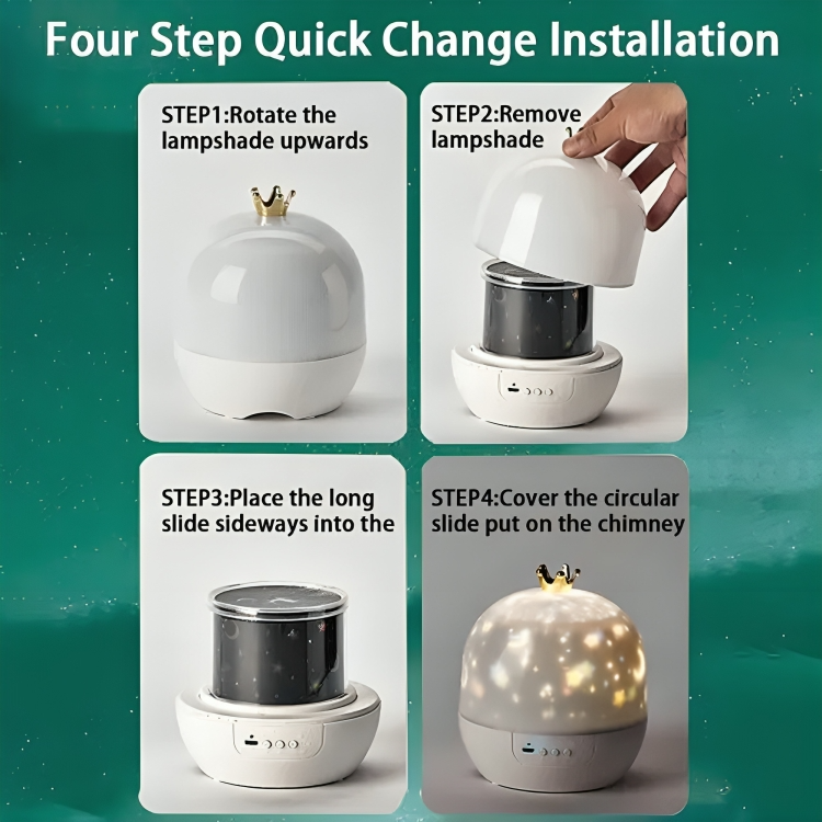 DreamScape Galaxy Projector & Night Light