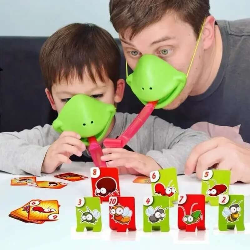 The Frog Tongue Mask Game - Hop into Family Fun