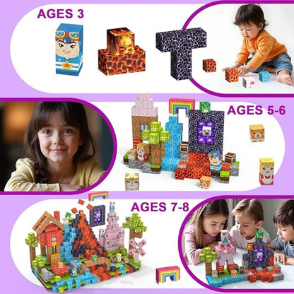 Fantasy World 150PCS Magnetic Building Blocks