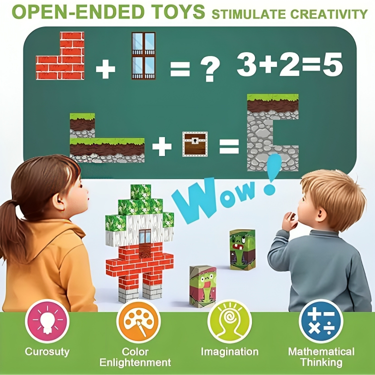 Amazon Builders 220PCS Magnetic Building Blocks