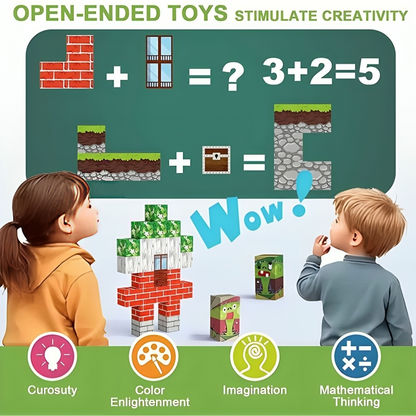 Amazon Builders 220PCS Magnetic Building Blocks