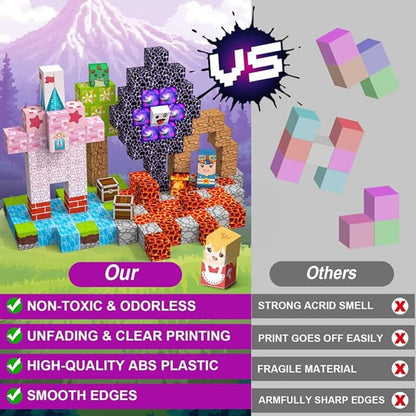 Fantasy World 150PCS Magnetic Building Blocks