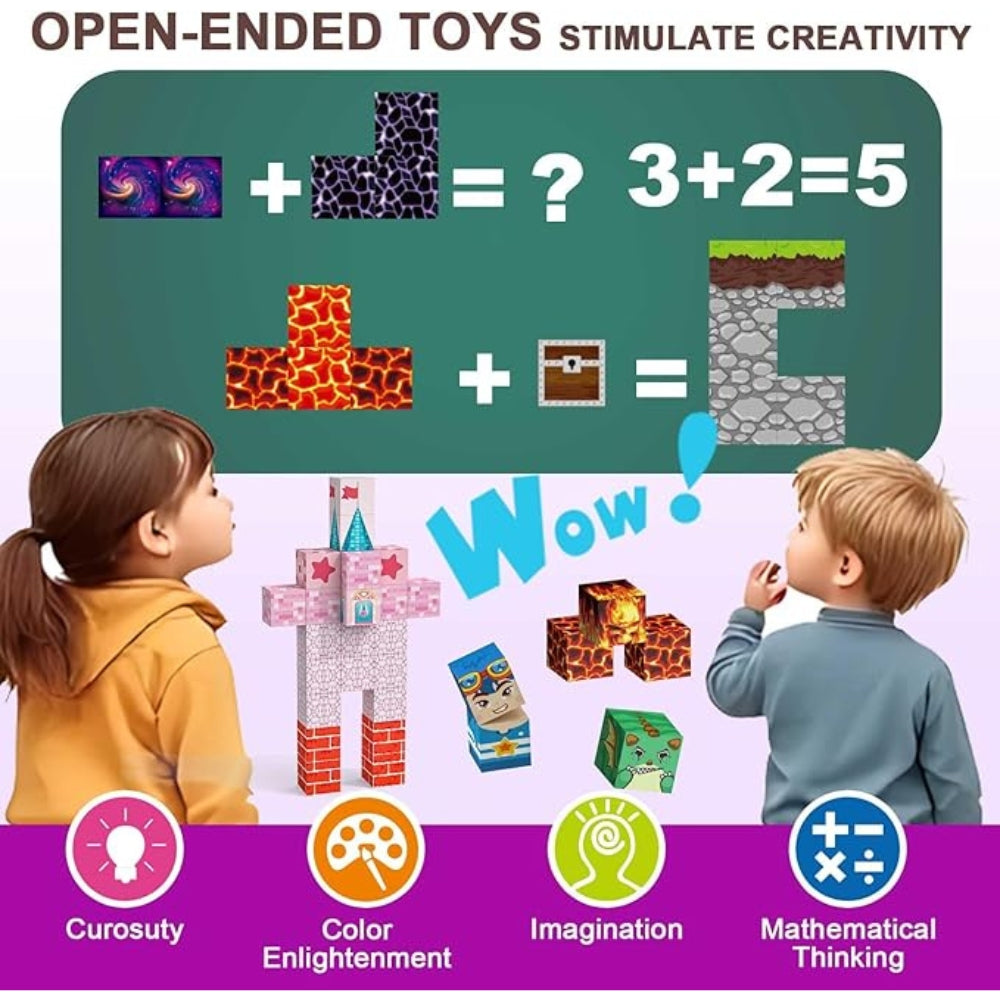 Fantasy World 150PCS Magnetic Building Blocks