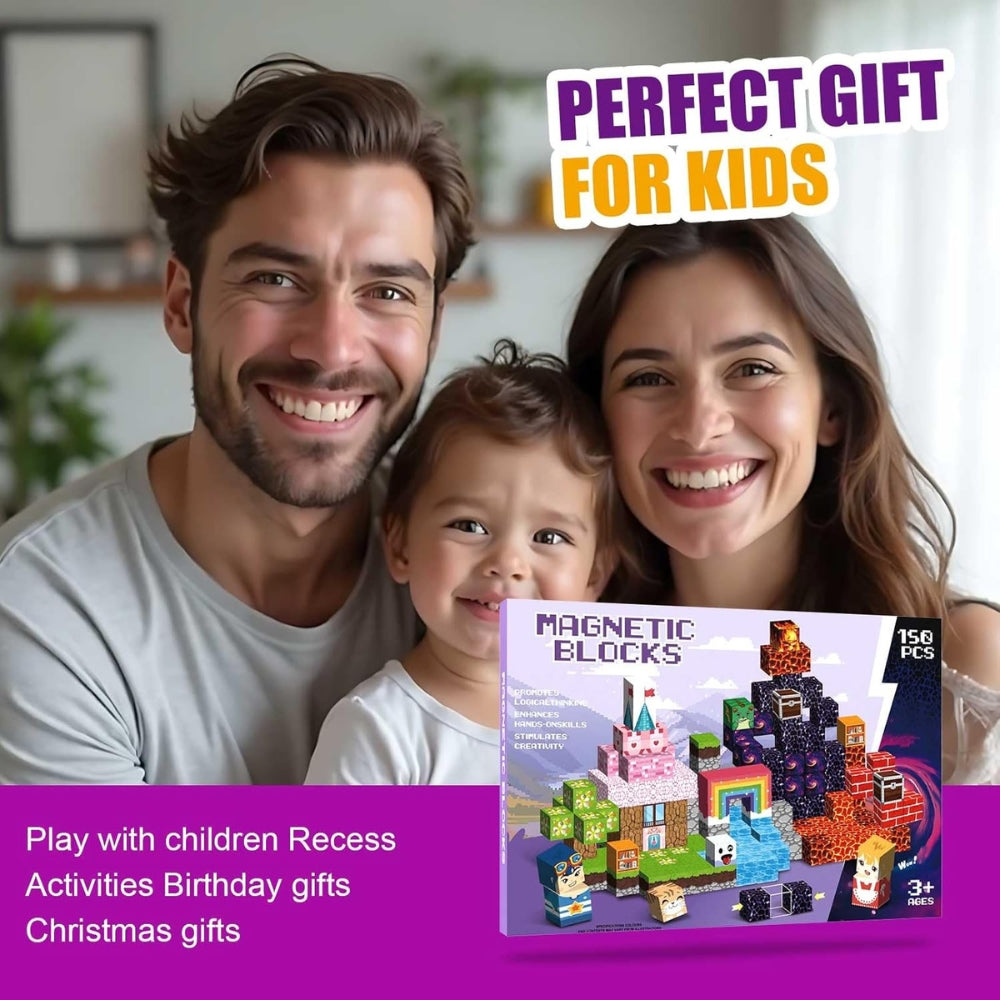 Fantasy World 150PCS Magnetic Building Blocks