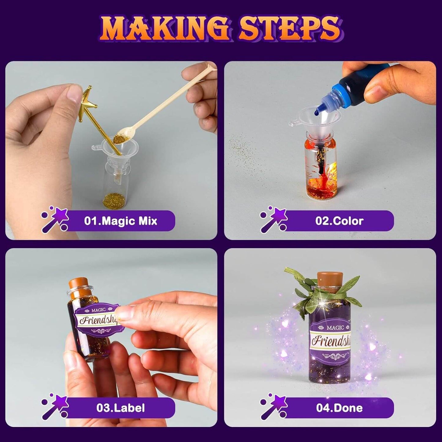 Fairy Glow Potion Kit for Kids – Mix Your Own Magic