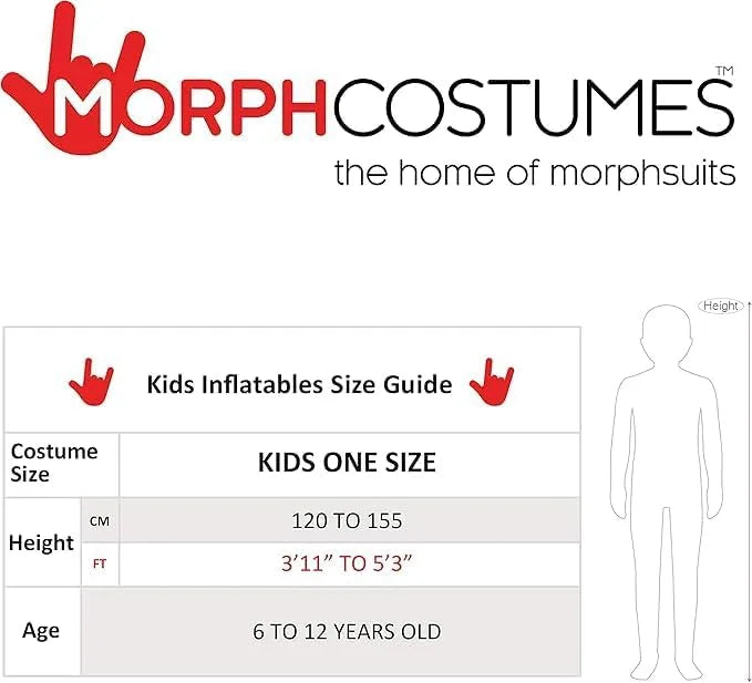 👽 Alien Abduction Inflatable Costume for Kids