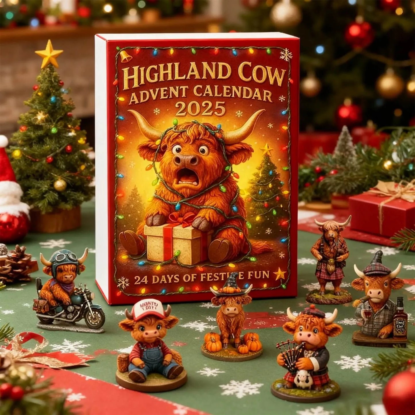 Highland Cow Advent Calendar 2025