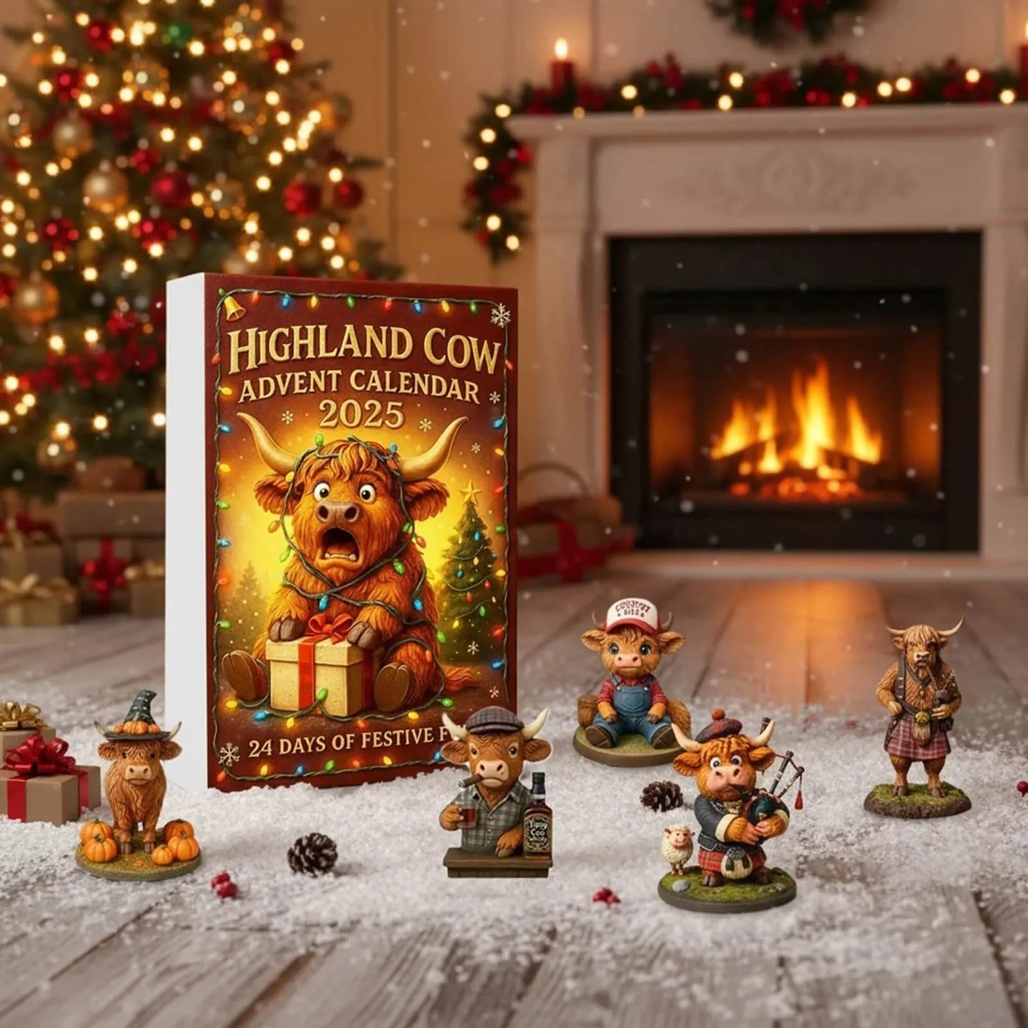 Highland Cow Advent Calendar 2025
