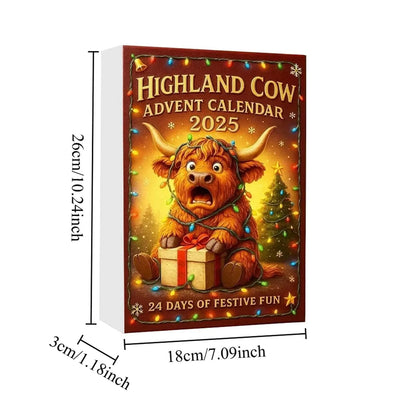 Highland Cow Advent Calendar 2025