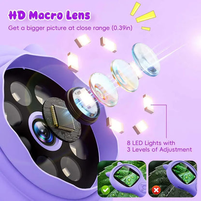 🔬 Kids Digital Microscope with Screen